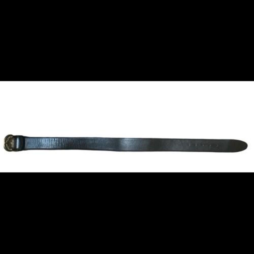 Coach Vintage (1980’s) Black Leather Belt 34” x 2” - Picture 2 of 6